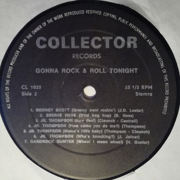 Various : Gonna Rock And Roll Tonight (LP, Comp)
