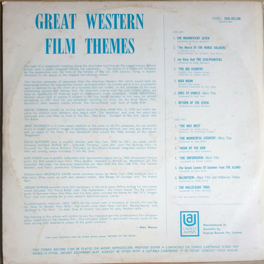 Various : Great Western Film Themes (LP, Comp)