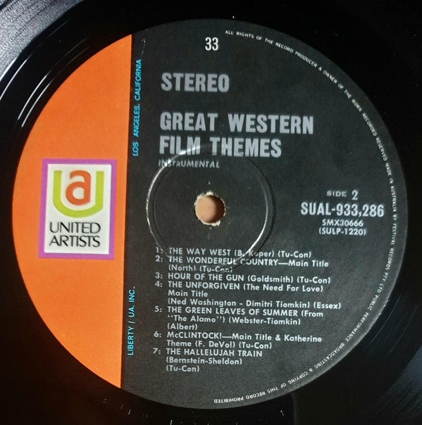 Various : Great Western Film Themes (LP, Comp)