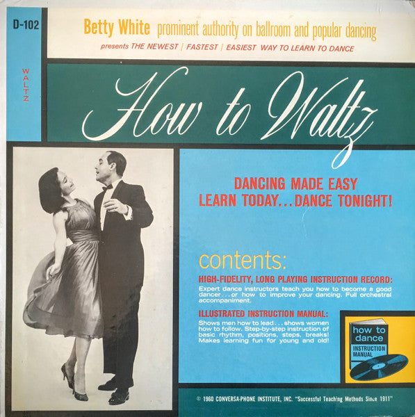 Betty White (2) : How to Waltz (LP, Album, Mono)