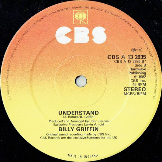 Billy Griffin : Hold Me Tighter In The Rain (12", Single, Com)