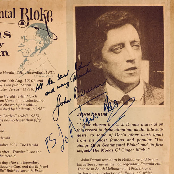 C. J. Dennis, John Derum : More Than A Sentimental Bloke (LP, Album)