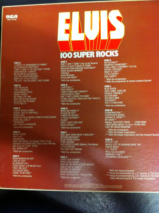 Elvis Presley : 100 Super Rocks (7xLP, Comp, Bro + Box)