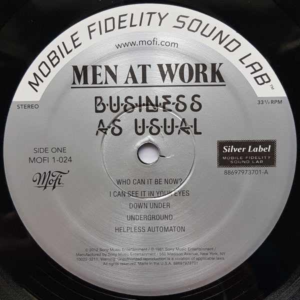 Men At Work : Business As Usual (LP, Album, Ltd, Num, RE, RM, S/Edition, Gat)