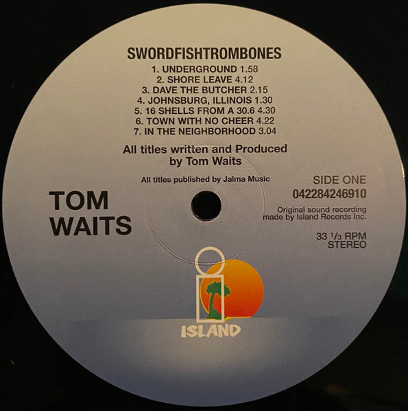 Tom Waits : Swordfishtrombones (LP, Album, RE, RM, 180)