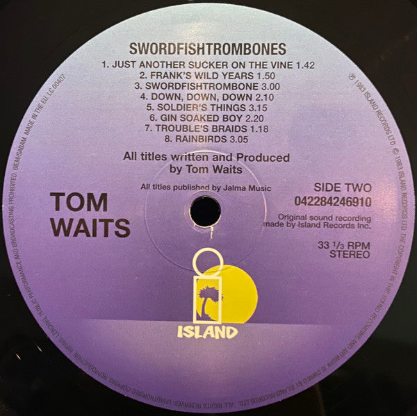 Tom Waits : Swordfishtrombones (LP, Album, RE, RM, 180)