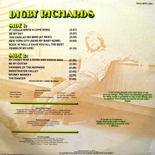Digby Richards : Digby Richards (LP, Album)