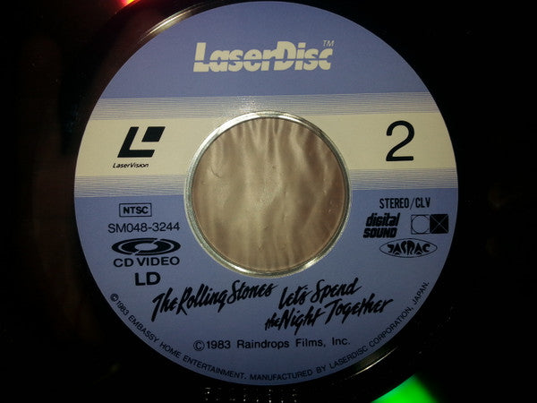 The Rolling Stones : Let's Spend The Night Together (Laserdisc, 12", RE, NTSC, CLV)