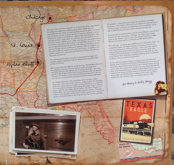 Billy Bragg & Joe Henry : Shine A Light : Field Recordings From The Great American Railroad (LP, Album, 180)