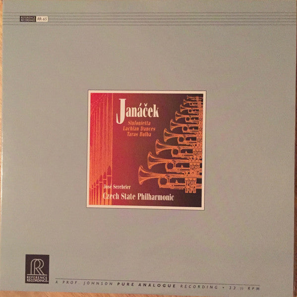 Leoš Janáček, Jose Serebrier, Brno State Philharmonic Orchestra : Sinfonietta, Lachian Dances, Taras Bulba (2xLP)