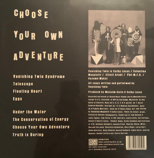 Vanishing Twin : Choose Your Own Adventure (LP, Album, RE, RP)