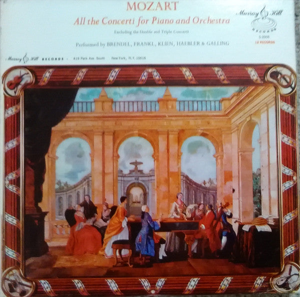 Wolfgang Amadeus Mozart : All The Concerti For Piano And Orchestra - Excluding The Double And Triple Concerti (12xLP + Box, Comp)