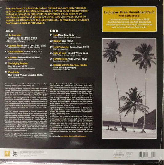 Various : The Rough Guide To Calypso Gold (LP, Comp, RE)