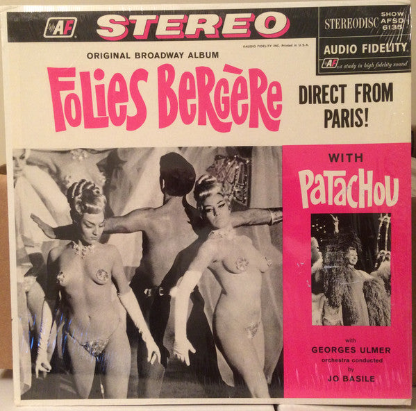 Folies Bergère With Patachou With Georges Ulmer Orchestra Conducted By Jo Basile : Folies Bergère Direct From Paris! (LP)