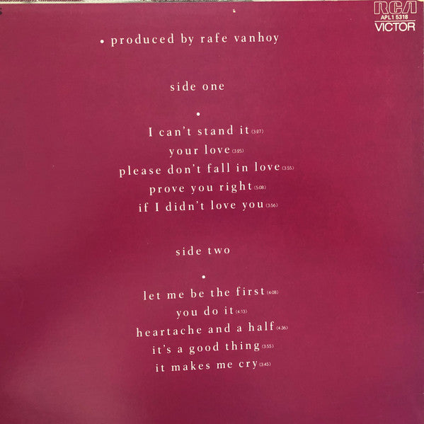 Deborah Allen : Let Me Be The First (LP, Album)