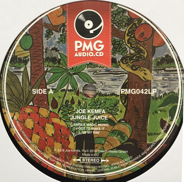 Aura (Spiritual Emanation) : Jungle Juice (LP, Album, RE, Gat)