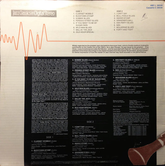 Johnny Dodds : Great Original Performances 1923-1929 (LP, Comp)