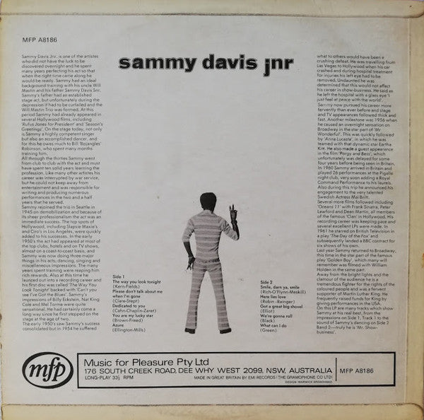 Sammy Davis Jr. : Mr. Show-Business (LP, Comp)