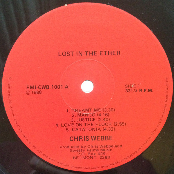Chris Webbe : Lost In The Ether (LP)