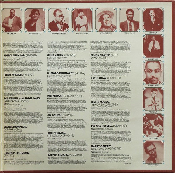 Various : The Legendary Jazz Men Vol. 2 (2xLP, Comp)