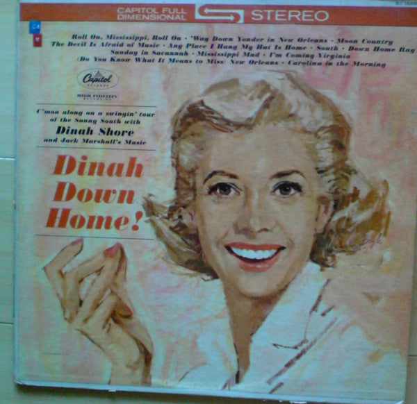 Dinah Shore : Dinah, Down Home (LP, Album)