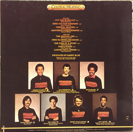 Heatwave : Central Heating (LP, Album)