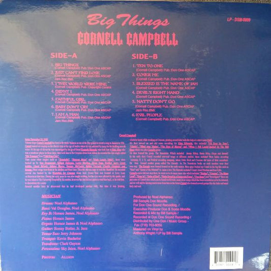 Cornell Campbell : Big Things (LP, Album, gre)