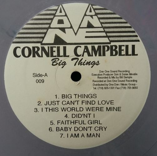 Cornell Campbell : Big Things (LP, Album, gre)