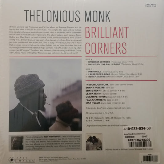 Thelonious Monk : Brilliant Corners (LP, Album, Dlx, Ltd, RE, 180)
