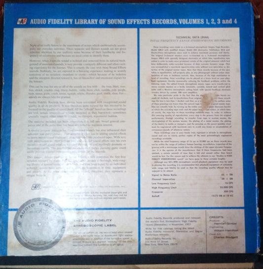 No Artist : Library Of Sound Effects (4xLP + Box)