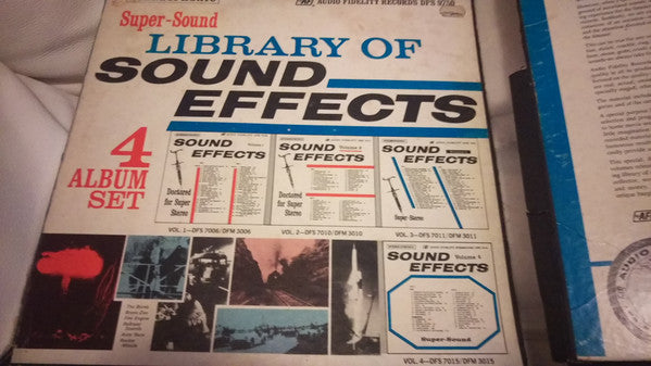 No Artist : Library Of Sound Effects (4xLP + Box)