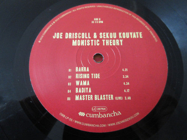 Joe Driscoll & Sekou Kouyate : Monistic Theory (LP, Gat)
