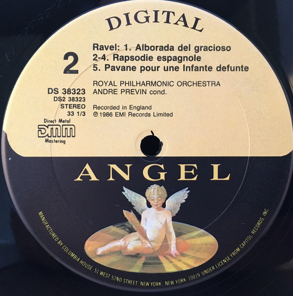 André Previn, Royal Philharmonic Orchestra, Maurice Ravel : Rapsodie Espanole / Alborada Del Gracioso / Le Tombeau De Couperin / Valses Nobles Et Sentimentales / Pavane Pour Une Infante Defunte (LP)