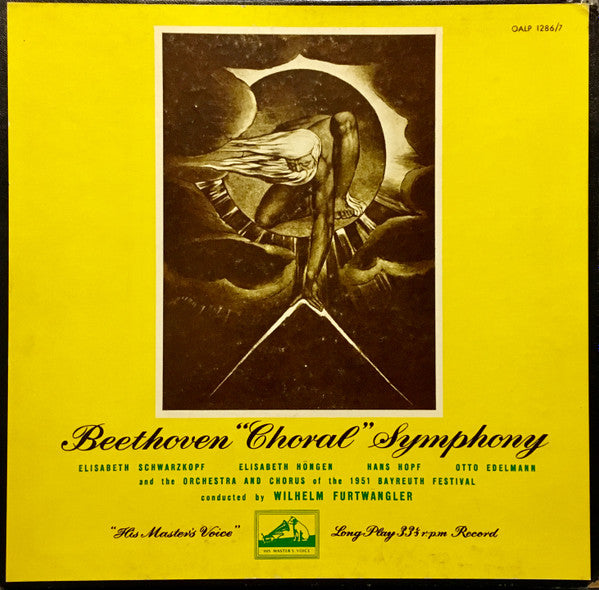 Ludwig van Beethoven, Wilhelm Furtwängler, Elisabeth Schwarzkopf, Elisabeth Höngen, Hans Hopf, Otto Edelmann : "Choral" Symphony (2xLP, Mono + Box, Mono)