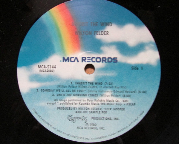Wilton Felder : Inherit The Wind (LP, Album, Gat)