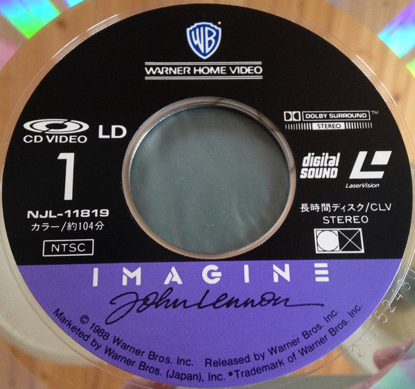 John Lennon : Imagine (Laserdisc, 12", Album)