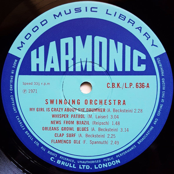 Various : Swinging Orchestra (LP)