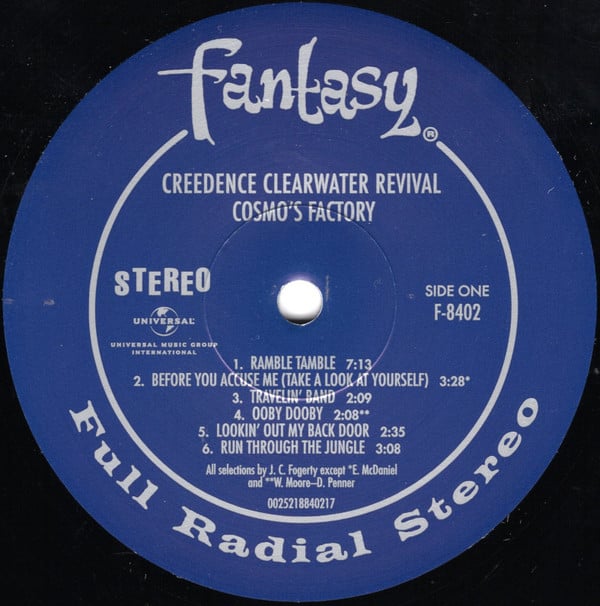 Creedence Clearwater Revival : Cosmo's Factory (LP, Album, RE)