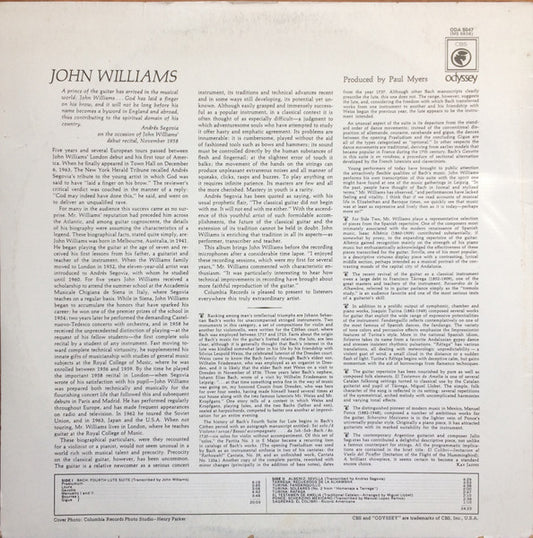 John Williams (7) : John Williams (LP, Album)