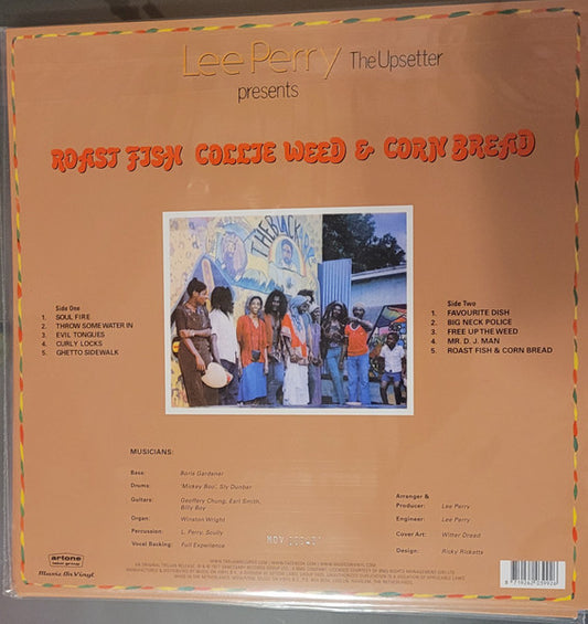 Lee Perry - Roast Fish Collie Weed & Corn Bread - LP, Album, Ltd, Num, RE, RP, Gol - Mint (M)