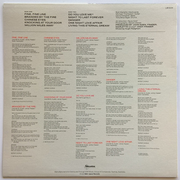 Andy Fraser : Fine Fine Line (LP, Album)