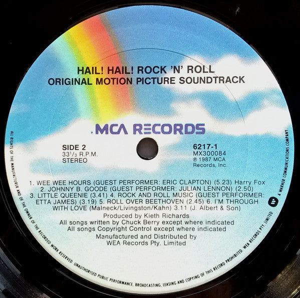 Chuck Berry : Hail! Hail! Rock 'N' Roll (Original Motion Picture Soundtrack) (LP, Album)