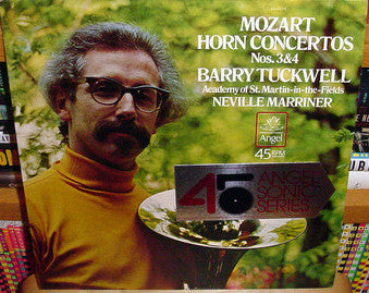 Wolfgang Amadeus Mozart, Barry Tuckwell & Sir Neville Marriner, The Academy Of St. Martin-In-The-Fields : Horn Concertos (12", Album)