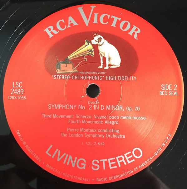 Antonín Dvořák, Pierre Monteux, London Symphony Orchestra : Symphony No. 2 (LP, 180)