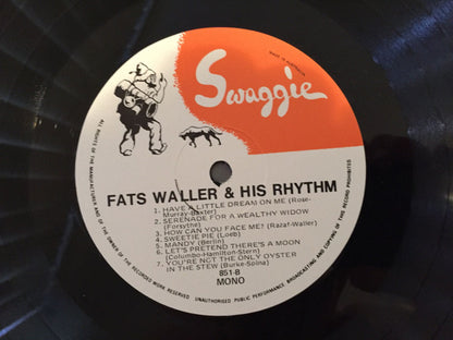 Fats Waller & His Rhythm : Volume One 1934 (LP, Comp, Mono)