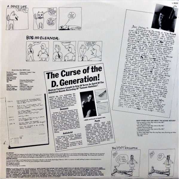The D-Generation : The Satanic Sketches (LP, Album)