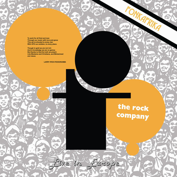 Ofo The Black Company : Live In Europe - Fonk Afrika (LP, Album, RE)