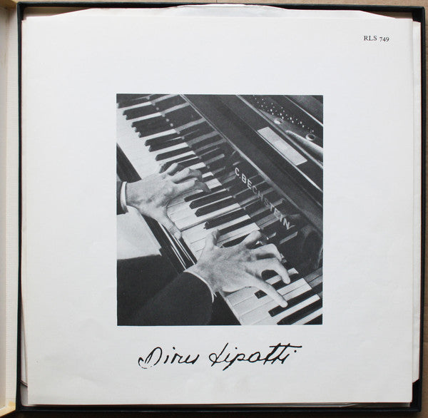 Dinu Lipatti : The Art Of Dinu Lipatti (4xLP, Comp, Mono + Box)