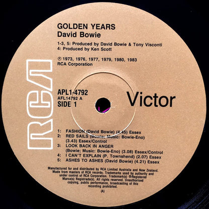 David Bowie : Golden Years (LP, Comp, RM)