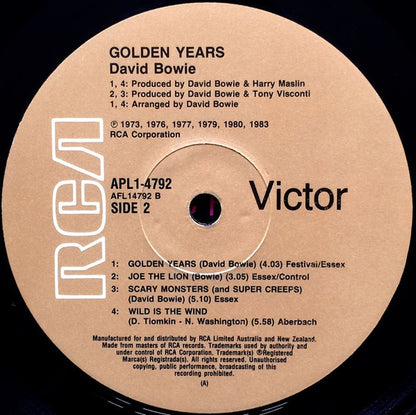 David Bowie : Golden Years (LP, Comp, RM)